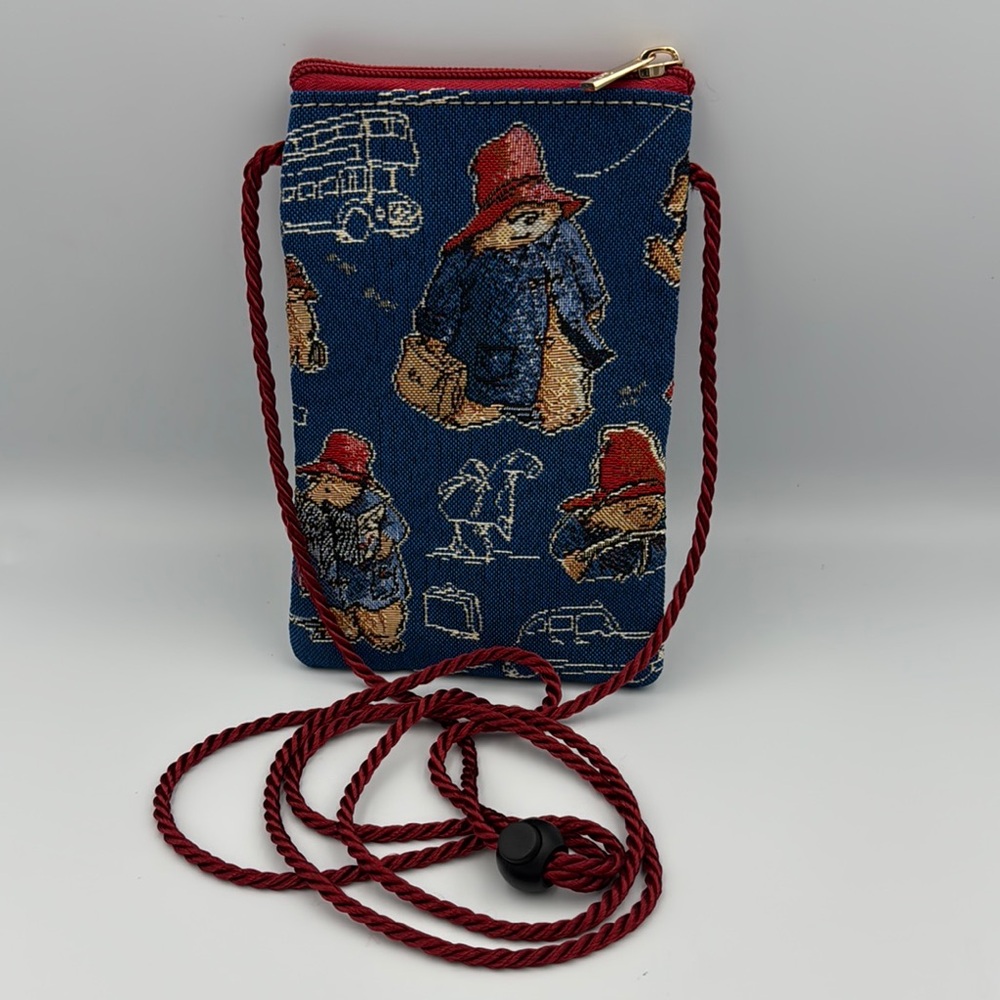 Paddington Bear Signare Tapestry Crossbody Phone Bag Mini Purse Blue